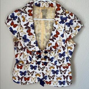 Anthropologie Elevenses Butterfly Blazer . Vintage. Size 10. Excellent cond.
